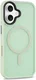 Apple iPhone 16 Hoesje met MagSafe Back Cover Matte Lichtgroen afbeelding 14