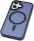 Apple iPhone 16 Hoesje met MagSafe Back Cover Matte Donkerblauw afbeelding 11