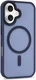 Apple iPhone 16 Hoesje met MagSafe Back Cover Matte Donkerblauw afbeelding 13