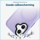 Apple iPhone 16 Hoesje met MagSafe Back Cover Matte Lila afbeelding 8
