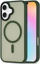 Apple iPhone 16 Hoesje met MagSafe Back Cover Matte Groen