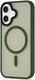 Apple iPhone 16 Hoesje met MagSafe Back Cover Matte Groen afbeelding 10