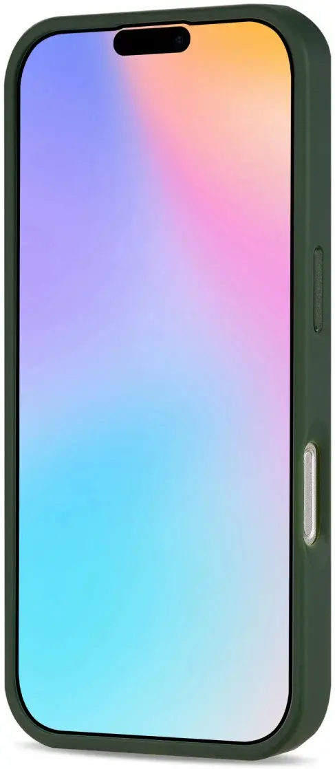 Apple iPhone 16 Hoesje met MagSafe Back Cover Matte Groen afbeelding 14