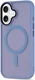 Apple iPhone 16 Hoesje met MagSafe Back Cover Matte Blauw afbeelding 14