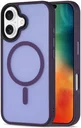 Apple iPhone 16 Plus Hoesje met MagSafe Back Cover Matte Paars