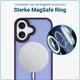 Apple iPhone 16 Plus Hoesje met MagSafe Back Cover Matte Paars afbeelding 2