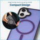 Apple iPhone 16 Plus Hoesje met MagSafe Back Cover Matte Paars afbeelding 7