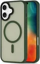 Apple iPhone 16 Plus Hoesje met MagSafe Back Cover Matte Groen