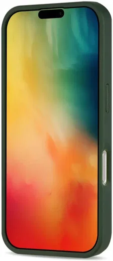 Apple iPhone 16 Plus Hoesje met MagSafe Back Cover Matte Groen afbeelding 11
