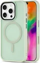 Apple iPhone 16 Pro Hoesje met MagSafe Back Cover Matte Groen