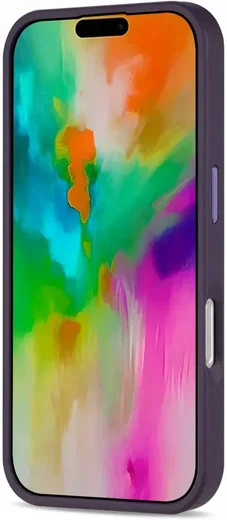 Apple iPhone 16 Pro Hoesje met MagSafe Back Cover Matte Paars afbeelding 12