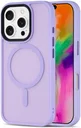 Apple iPhone 16 Pro Hoesje met MagSafe Back Cover Matte Lila