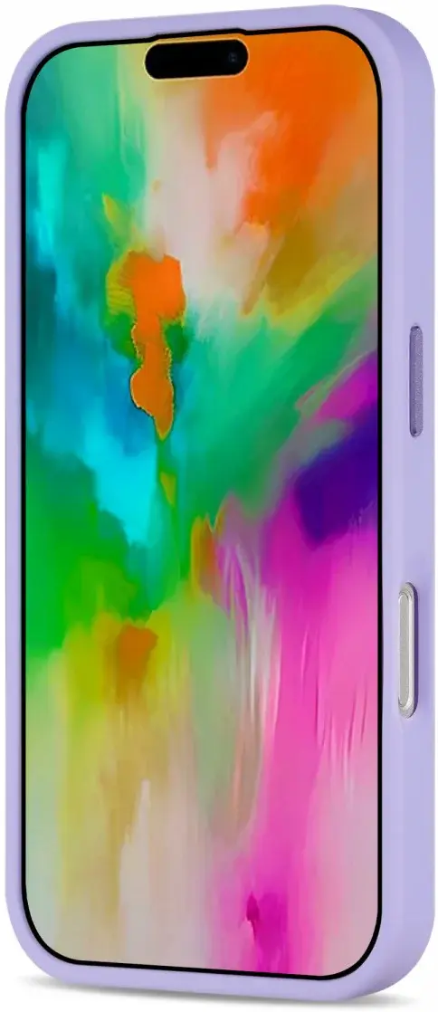 Apple iPhone 16 Pro Hoesje met MagSafe Back Cover Matte Lila afbeelding 12