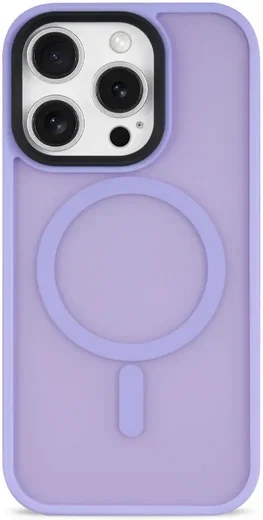 Apple iPhone 16 Pro Hoesje met MagSafe Back Cover Matte Lila afbeelding 13