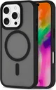 Apple iPhone 16 Pro Hoesje met MagSafe Back Cover Matte Zwart