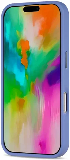 Apple iPhone 16 Pro Hoesje met MagSafe Back Cover Matte Lichtblauw afbeelding 12