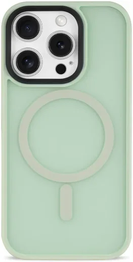 Apple iPhone 16 Pro Max Hoesje met MagSafe Back Cover Matte Groen afbeelding 14