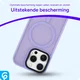 Apple iPhone 16 Pro Max Hoesje met MagSafe Back Cover Matte Lila afbeelding 2