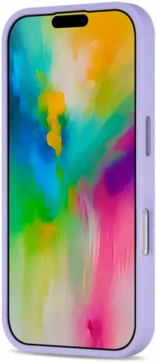 Apple iPhone 16 Pro Max Hoesje met MagSafe Back Cover Matte Lila afbeelding 12