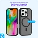 Apple iPhone 16 Pro Max Hoesje met MagSafe Back Cover Matte Zwart afbeelding 9