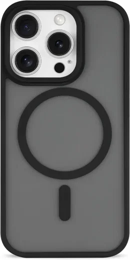 Apple iPhone 16 Pro Max Hoesje met MagSafe Back Cover Matte Zwart afbeelding 17