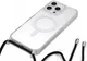 Apple iPhone 16 Pro Max Hoesje MagSafe Schokbestendig met Koord Transparant afbeelding 13