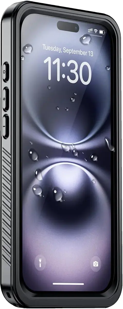 SBG Outdoor Case Apple iPhone 16 Waterdicht met MagSafe / Qi2 Zwart afbeelding 9