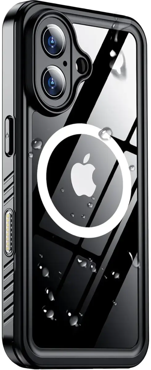 SBG Outdoor Case Apple iPhone 16 Waterdicht met MagSafe / Qi2 Zwart afbeelding 10