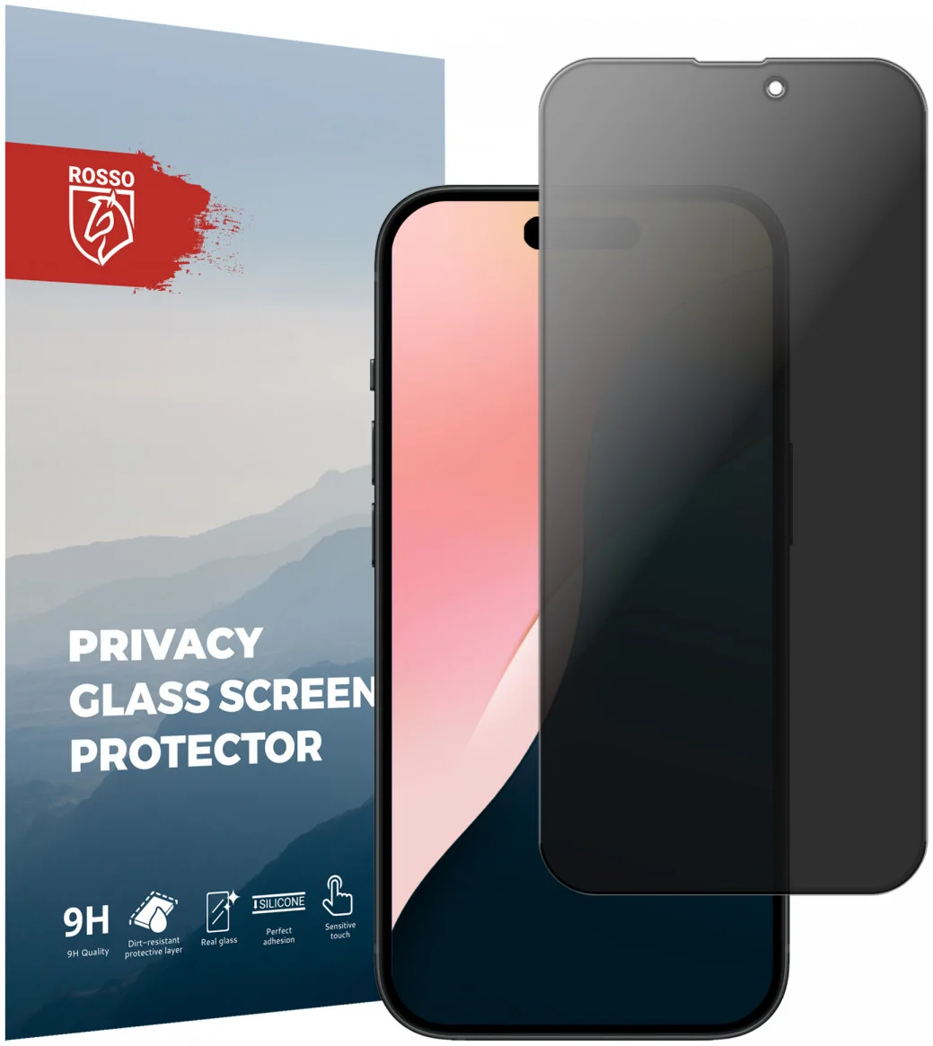 Rosso Apple iPhone 16 Plus 9H Tempered Glass Screen Protector Privacy afbeelding 1
