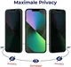Rosso Apple iPhone 16 Pro 9H Tempered Glass Screen Protector Privacy afbeelding 3