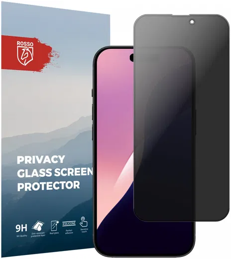 Rosso Apple iPhone 16 Pro 9H Tempered Glass Screen Protector Privacy afbeelding 1
