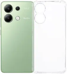 Xiaomi Redmi Note 13 4G Hoesje Schokbestendig en Dun TPU Back Cover Transparant afbeelding