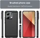 Xiaomi Redmi Note 13 4G Hoesje Geborsteld TPU Flexibele Back Cover Zwart afbeelding 7
