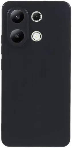 Xiaomi Redmi Note 13 4G Hoesje Matte Back Cover Dun TPU Zwart afbeelding 1