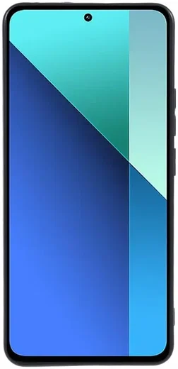 Xiaomi Redmi Note 13 4G Hoesje Matte Back Cover Dun TPU Zwart afbeelding 3