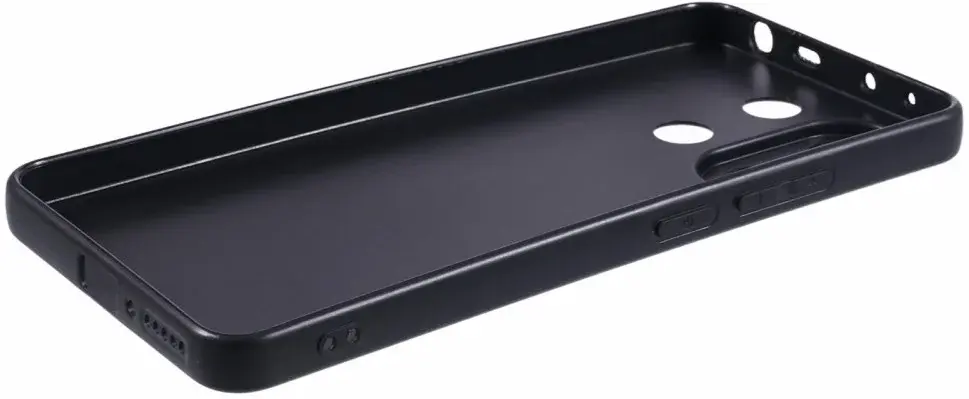 Xiaomi Redmi Note 13 4G Hoesje Matte Back Cover Dun TPU Zwart afbeelding 4