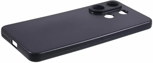 Xiaomi Redmi Note 13 4G Hoesje Matte Back Cover Dun TPU Zwart afbeelding 5