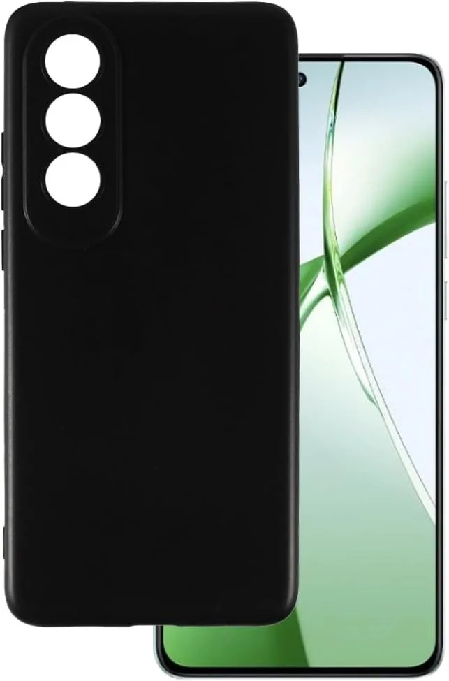 OnePlus Nord CE 4 Hoesje Matte Back Cover Dun TPU Zwart afbeelding 1