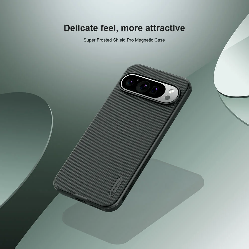 Nillkin Frosted Shield Google Pixel 9 / 9 Pro Hoesje MagSafe Back Cover Zwart afbeelding 11