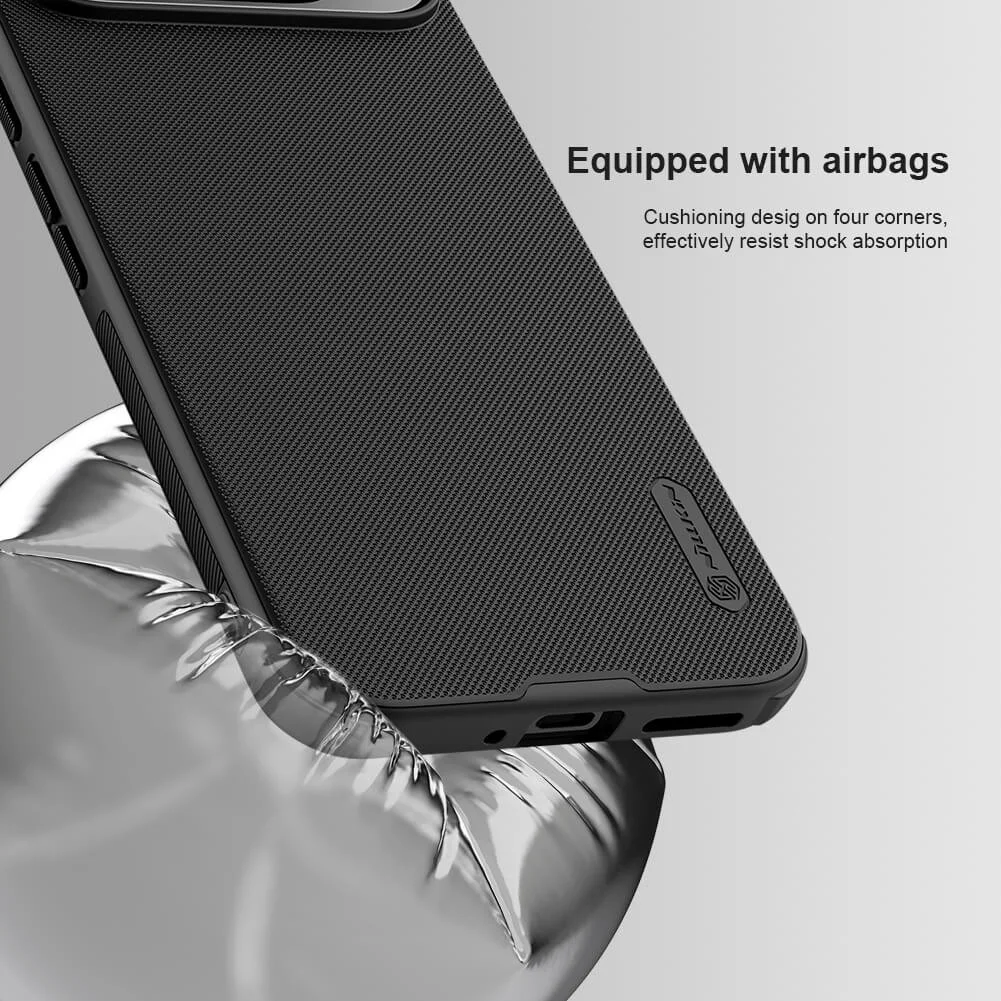 Nillkin Frosted Shield Google Pixel 9 / 9 Pro Hoesje MagSafe Back Cover Zwart afbeelding 4