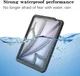 Apple iPad Air 11 (2024/2025/2026) Hoes Waterdicht Full Protect Cover IP68 Zwart afbeelding 3