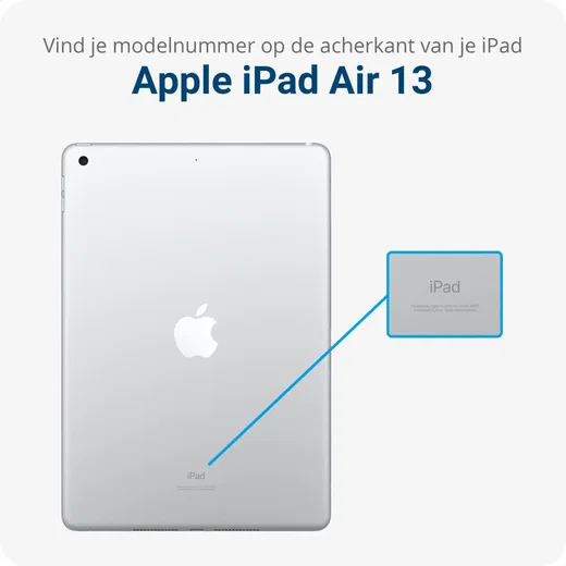 Apple iPad Air 13 (24/25/26) Hoes Waterdicht Full Protect Cover IP68 Zwart afbeelding 6
