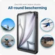 Apple iPad Air 13 (24/25/26) Hoes Waterdicht Full Protect Cover IP68 Zwart afbeelding 3