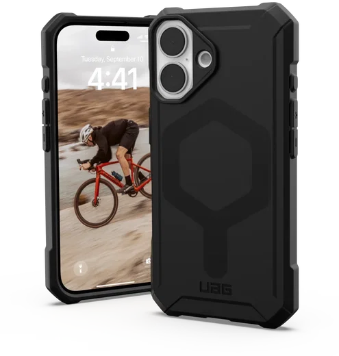 UAG Essential Armor Apple iPhone 16 Hoesje MagSafe Back Cover Zwart afbeelding 1