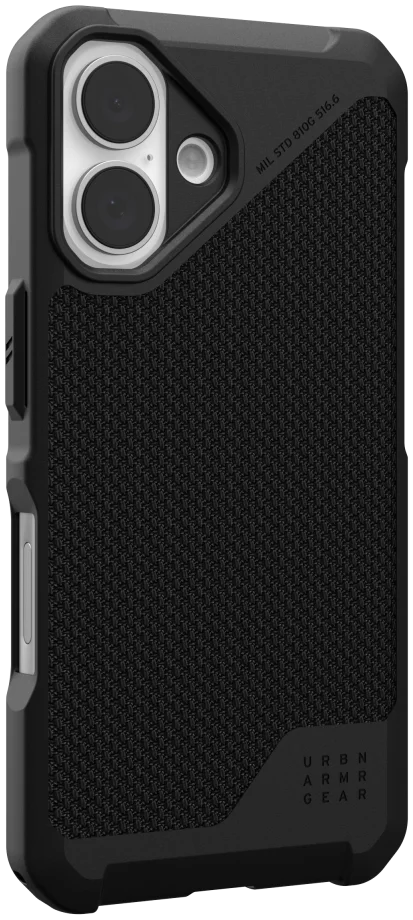 UAG Metropolis LT Apple iPhone 16 Hoesje MagSafe Back Cover Kevlar Zwart afbeelding 14