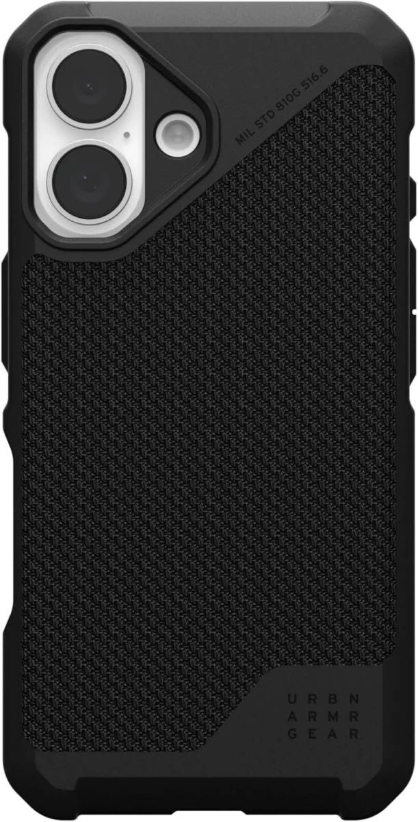 UAG Metropolis LT Apple iPhone 16 Hoesje MagSafe Back Cover Kevlar Zwart afbeelding 18