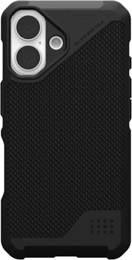 UAG Metropolis LT Apple iPhone 16 Hoesje MagSafe Back Cover Kevlar Zwart afbeelding 18