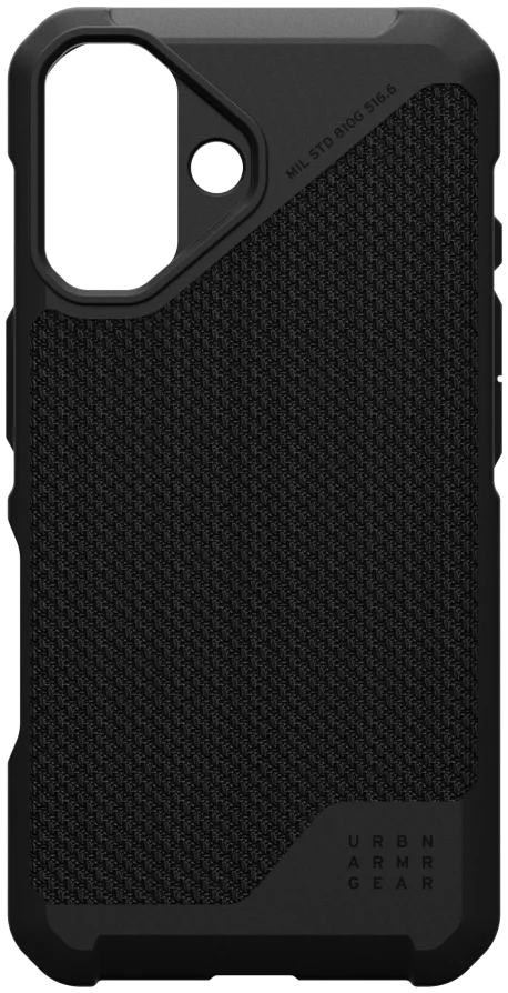 UAG Metropolis LT Apple iPhone 16 Hoesje MagSafe Back Cover Kevlar Zwart afbeelding 8