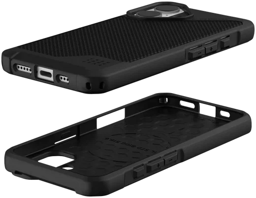 UAG Metropolis LT Apple iPhone 16 Hoesje MagSafe Back Cover Kevlar Zwart afbeelding 12