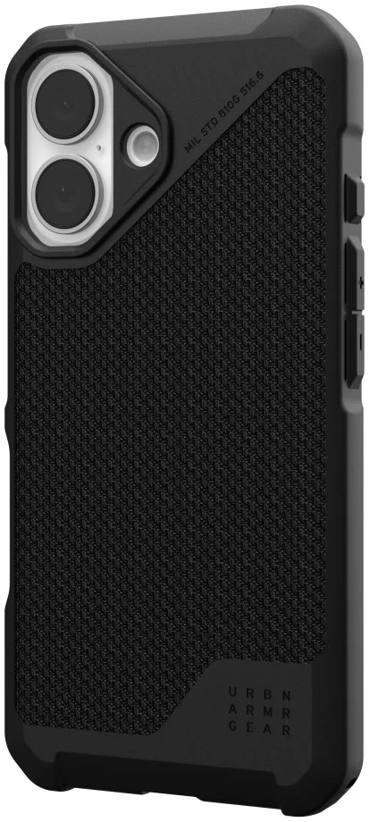 UAG Metropolis LT Apple iPhone 16 Hoesje MagSafe Back Cover Kevlar Zwart afbeelding 13